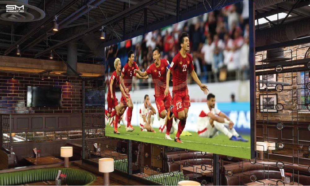 Màn hình LED bóng đá trong nhà