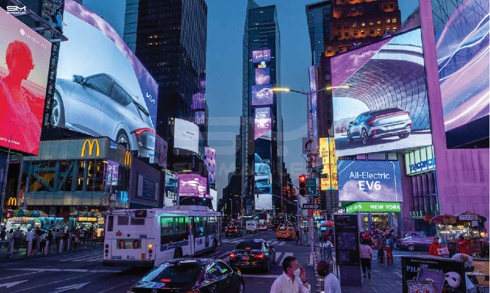 Màn hình LED tại các địa điểm công cộng