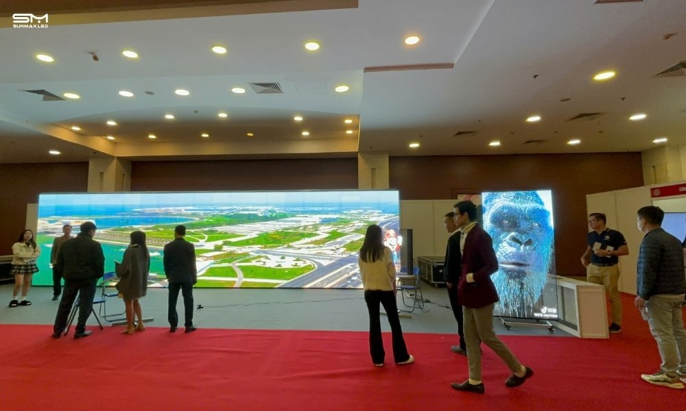Màn hình LED tại sự kiện Vietbuild 2024