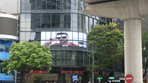 dự án màn hình led trong suốt tại an phước pierre cardin