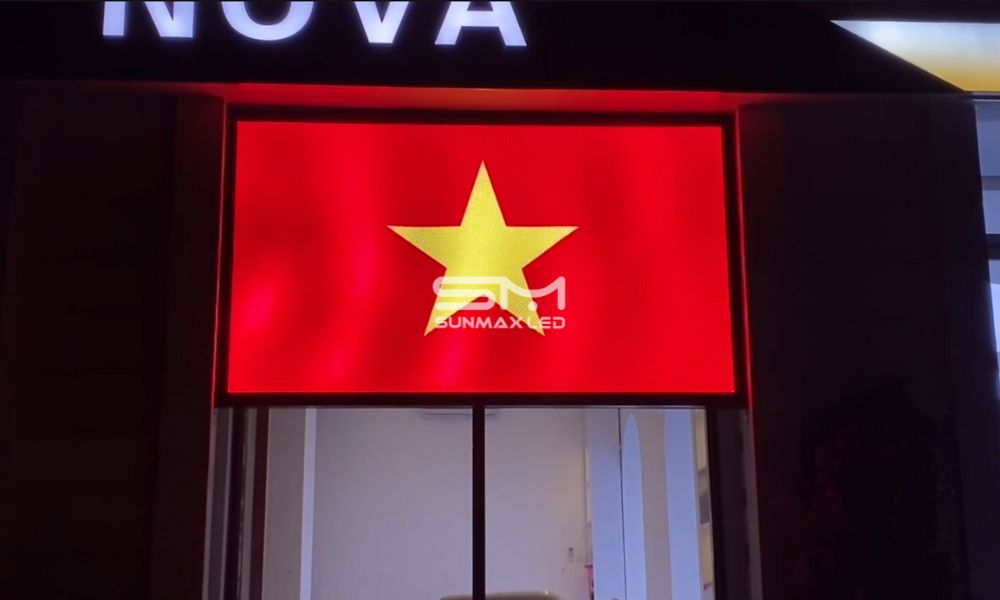 màn hình LED ngoài trời còn góp phần nâng tầm hình ảnh thương hiệu