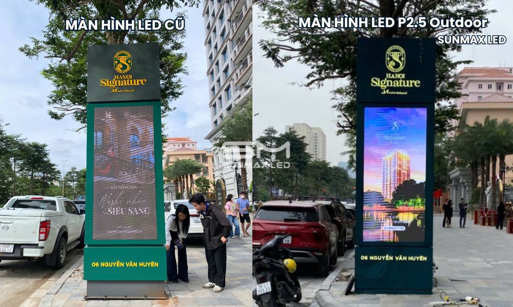 Sự khác biệt mang tính quyết định: Màn Hình LED P2.5 Ngoài Trời Mới vs Màn LED Cũ