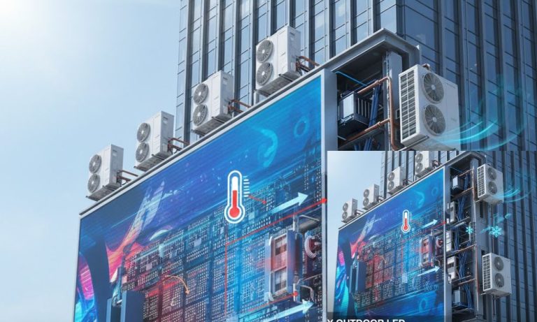 Tại Sao Màn Hình LED Ngoài Trời Cần Lắp Điều Hòa?