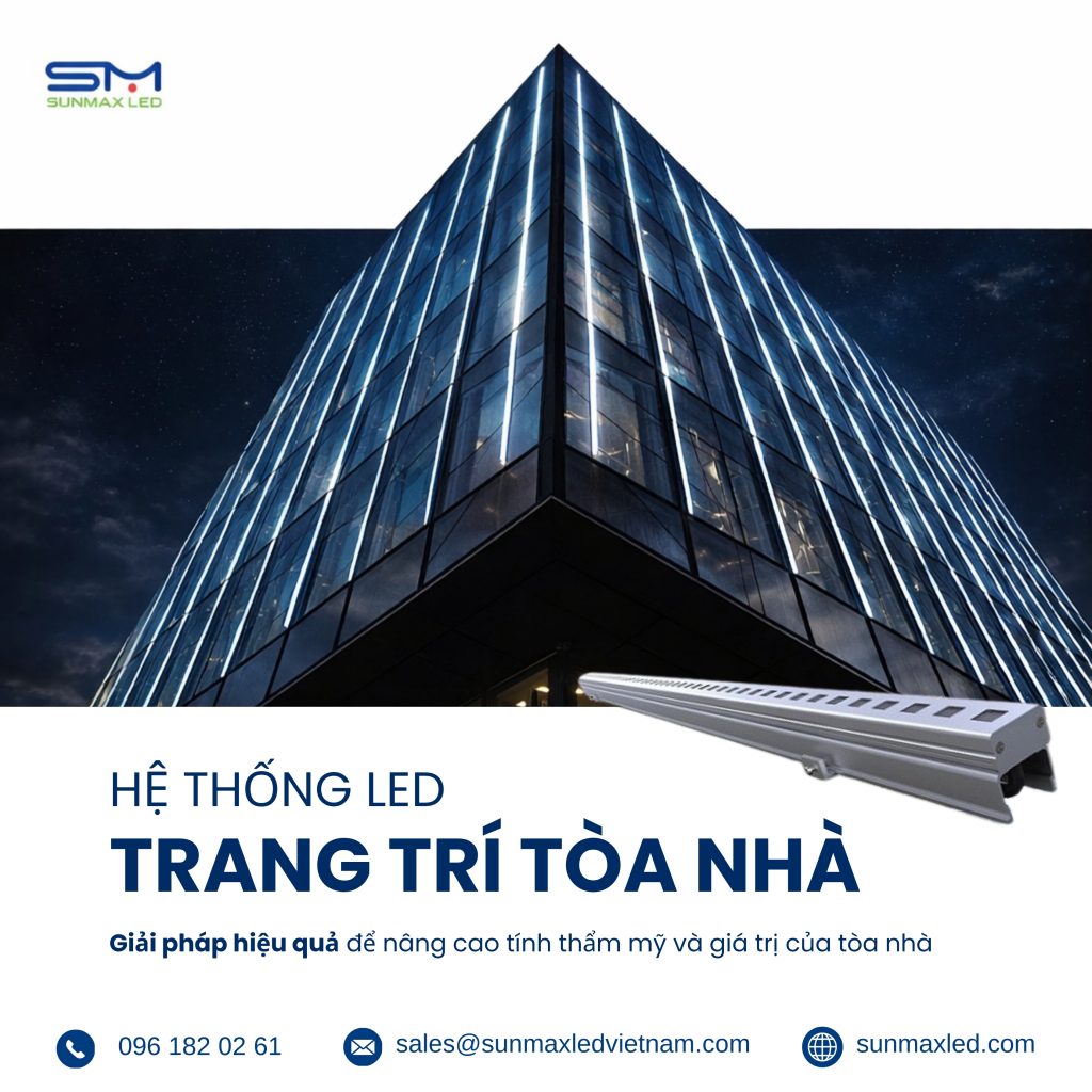 Đèn LED Trang Trí Tòa Nhà