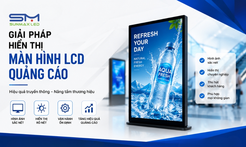 Giải pháp hiển thị màn hình LCD quảng cáo