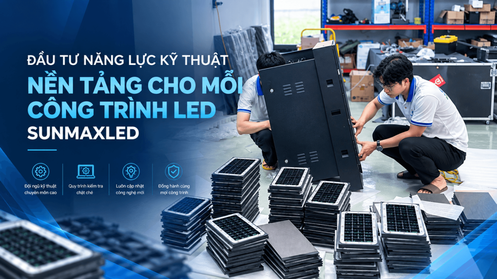 Nâng Cao Năng Lực Kỹ Thuật Màn Hình LED Khẳng Định Vị Thế SunmaxLED