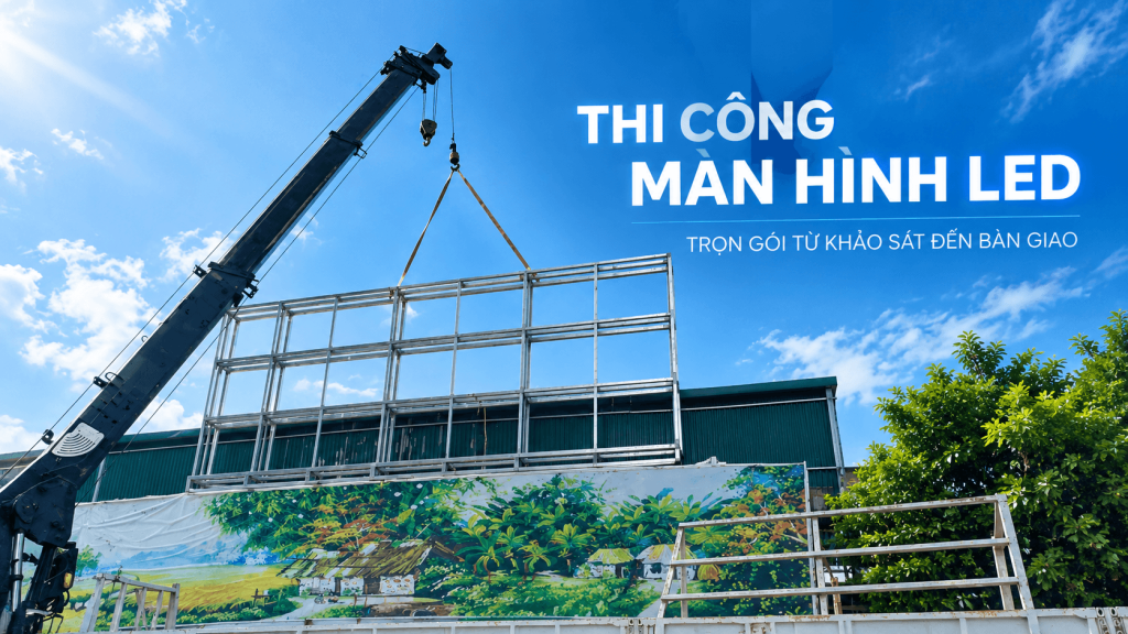 THI CÔNG MÀN HÌNH LED – TRỌN GÓI TỪ KHẢO SÁT ĐẾN BÀN GIAO TẠI SUNMAXLED