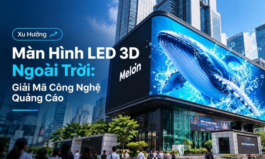 Xu Hướng Màn Hình LED 3D Ngoài Trời: Giải Mã Công Nghệ Quảng Cáo
